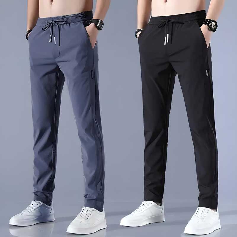 Men’s NS Lycra Track Pants Combo (Pack of 2)