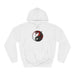 Yin Yang College Hoodie, Unisex Pullover, Unique Graphics, Casual Wear, Gift for Students, College Fashion